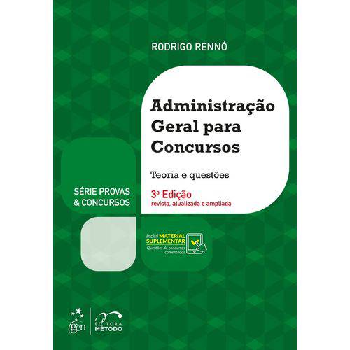 Tamanhos, Medidas e Dimensões do produto Série Provas e Concursos - Administração Geral para Concursos - 3ª Edição (2018)