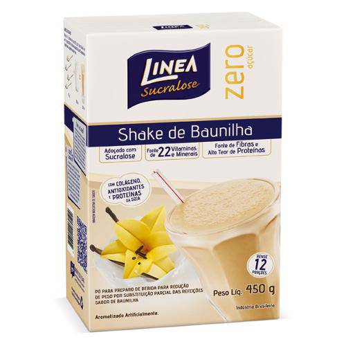 Tamanhos, Medidas e Dimensões do produto Shake Linea Baunilha 450g