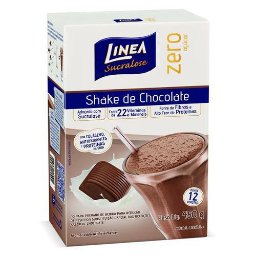 Tamanhos, Medidas e Dimensões do produto Shake Linea Chocolate 450g