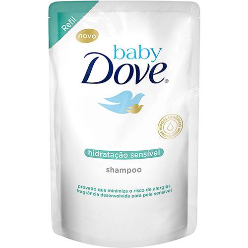 Tamanhos, Medidas e Dimensões do produto Shampoo Baby Dove Hidratação Sensível - Refil 180ml