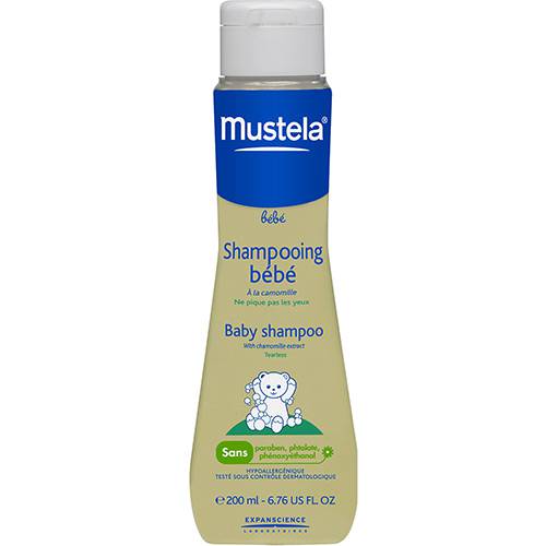 Tamanhos, Medidas e Dimensões do produto Shampoo Bebê 200 Ml - Mustela