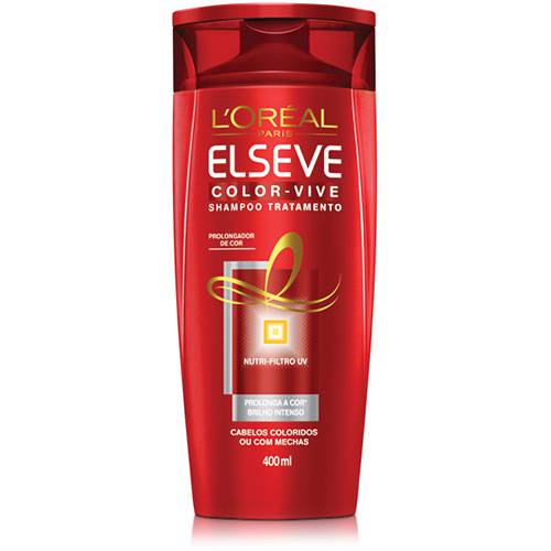 Tamanhos, Medidas e Dimensões do produto Shampoo Elséve L'Oreal Paris Colorvive 400ml