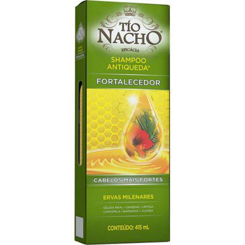 Tamanhos, Medidas e Dimensões do produto Shampoo Fortalecimento Capilar- Tio Nacho 415ml