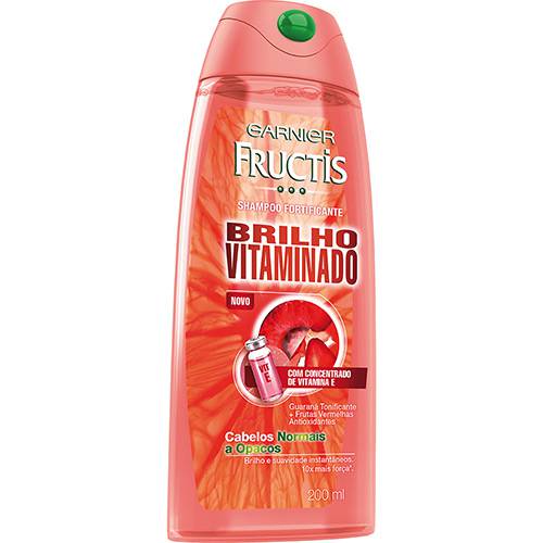 Tamanhos, Medidas e Dimensões do produto Shampoo Garnier Fructis Brilho Vitaminado 200ml