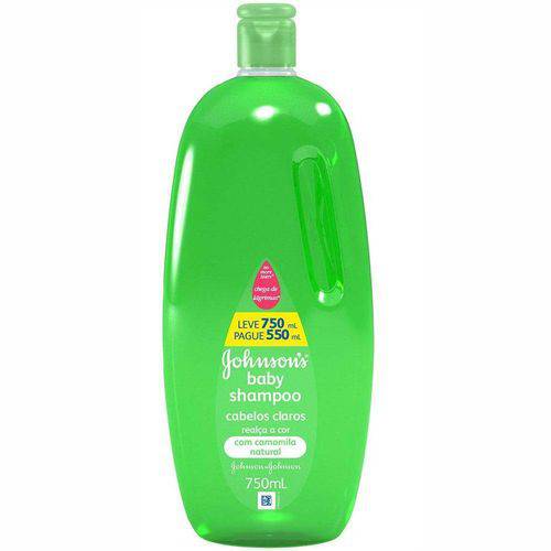 Tamanhos, Medidas e Dimensões do produto Shampoo para Cabelos Claros Johnsons Baby - Shampoo 750ml