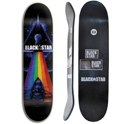 Tamanhos, Medidas e Dimensões do produto Shape de Skate Black Star Zepplin 8.0
