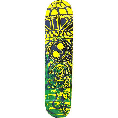 Tamanhos, Medidas e Dimensões do produto Shape para Skate Psyco Owl Sports - Verde