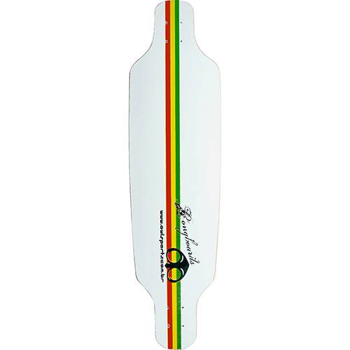 Tamanhos, Medidas e Dimensões do produto Shape para Skate Speed Reggae Owl Sports - Branco