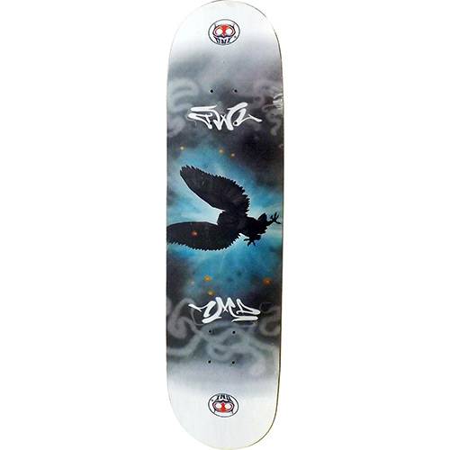 Tamanhos, Medidas e Dimensões do produto Shape para Skate Street1 Owl Sports - Branco