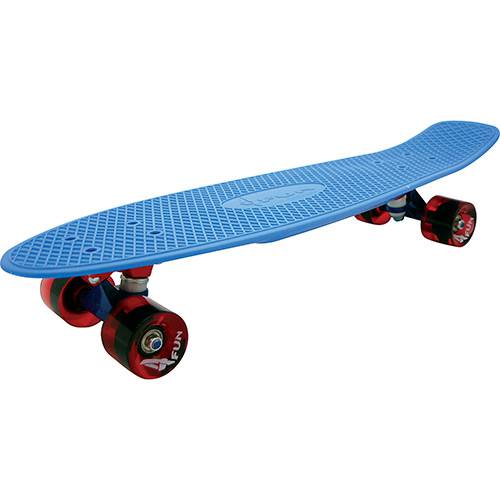 Tamanhos, Medidas e Dimensões do produto Skate Cruisers 4Fun Blue 27 - 4 Fun Skateboards