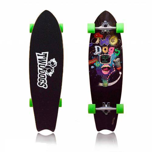 Tamanhos, Medidas e Dimensões do produto Skate Long Board Speed Rider D3 Twodogs
