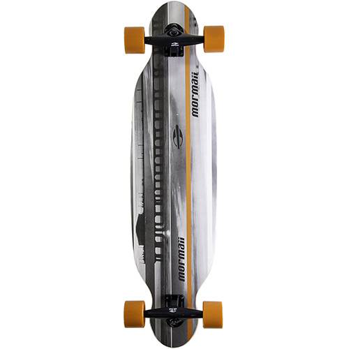 Tamanhos, Medidas e Dimensões do produto Skate Longboard FS Mormaii Cinza e Laranja