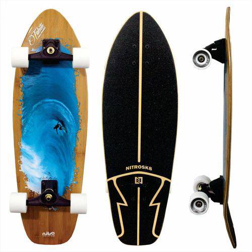 Tamanhos, Medidas e Dimensões do produto Skate Simulador de Surf Carlos Burle Tahiti Nitro Sk8