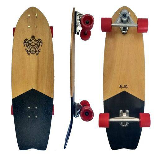 Tamanhos, Medidas e Dimensões do produto Skate Simulador de Surf Carving Gp Longboard Tartaruga
