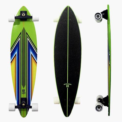 Tamanhos, Medidas e Dimensões do produto Skate Simulador de Surf Wave Gun Nitro Sk8