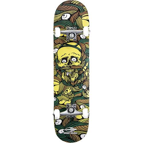 Tamanhos, Medidas e Dimensões do produto Skateboard Chill Mormaii Amarelo, Verde e Marrom