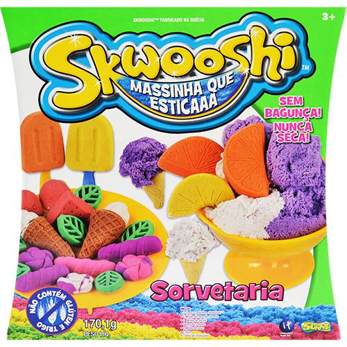 Tamanhos, Medidas e Dimensões do produto Skwooshi Comidinhas Sorveteria - Sunny Brinquedos