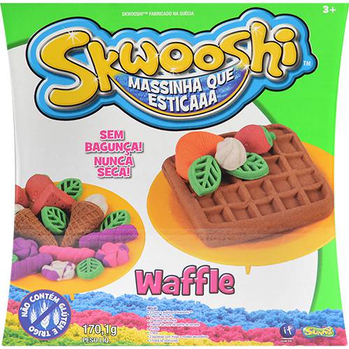 Tamanhos, Medidas e Dimensões do produto Skwooshi Comidinhas Waffle - Sunny Brinquedos