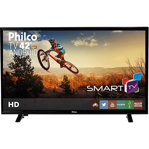 Tamanhos, Medidas e Dimensões do produto Smart TV LED 42" Philco PH42B51DSGWA HD Conversor Digital Wi-Fi 2 HDMI 2 USB