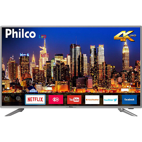 Tamanhos, Medidas e Dimensões do produto Smart TV LED 40" Philco PTV40G50sNS Ultra HD 4k com Conversor Digital 3 HDMI 2 USB Wi-Fi Som Dolby 60Hz Prata