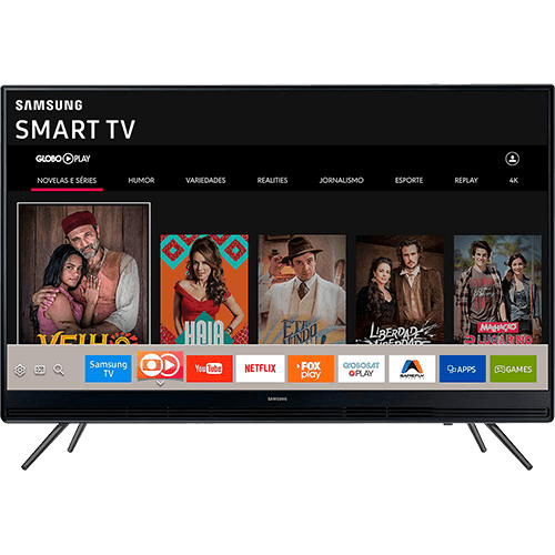 Tamanhos, Medidas e Dimensões do produto Smart TV LED 40" Samsung 40K5300 Full HD com Conversor Digital Integrado Wi-Fi 2 HDMI 1 USB com Tizen Gamefly Áudio Frontal