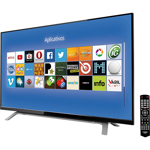 Tamanhos, Medidas e Dimensões do produto Smart TV LED 40" Toshiba 40L2500 Full HD com Conversor Digital 2 HDMI 1 USB 60Hz