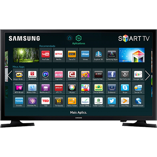 Tamanhos, Medidas e Dimensões do produto Smart TV LED 48" Samsung UN48J5200 Full HD com Conversor Digital 2 HDMI 1 USB Connect Share Movie 120Hz