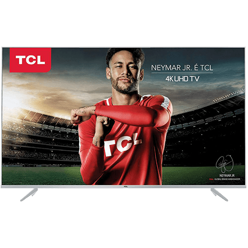 Tamanhos, Medidas e Dimensões do produto Smart TV LED 50" TCL P6US Ultra HD 4K HDR com Conversor Digital 3 HDMI 2 USB Wi-Fi Integrado