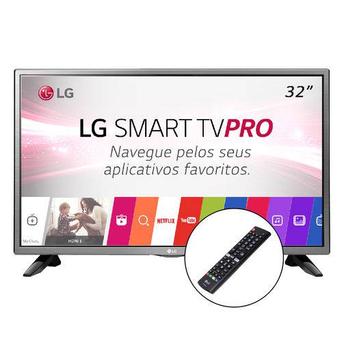 Tamanhos, Medidas e Dimensões do produto Smart TV LED 32 LG HD Conversor Digital com Suporte Parede 32LJ601C