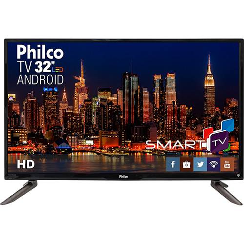 Tamanhos, Medidas e Dimensões do produto Smart TV Led 32" Philco Ph32c10dsgwa HD Conversor Digital Integrado 3 HDMI 2 USB Wi-Fi