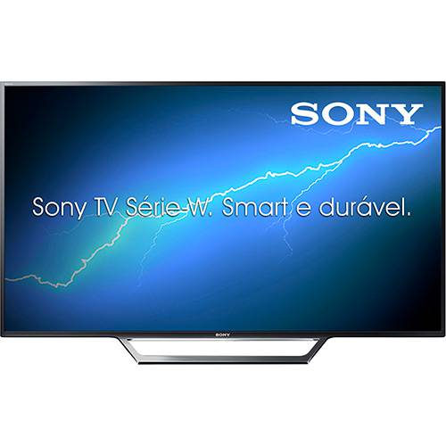Tamanhos, Medidas e Dimensões do produto Smart TV LED 32" Sony KDL-32W655D WXGA com Conversor Digital 2 HDMI 2 USB Wi-Fi Foto Sharing Plus Miracast Preta