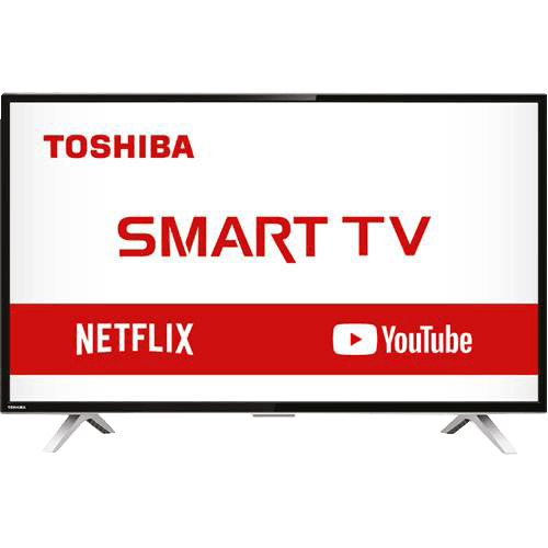 Tamanhos, Medidas e Dimensões do produto Smart TV LED 32" Toshiba 32L2800 HD com Conversor Integrado 3 HDMI 2 USB Wi-Fi 60Hz - Preta