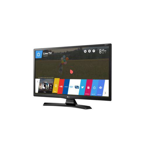 Tamanhos, Medidas e Dimensões do produto Smart TV LG LED 24" HD 24MT49S-PS com WebOS 3.5, WI-FI, Apps, Screen Share, HDMI, USB e Conversor Digital Integrado.