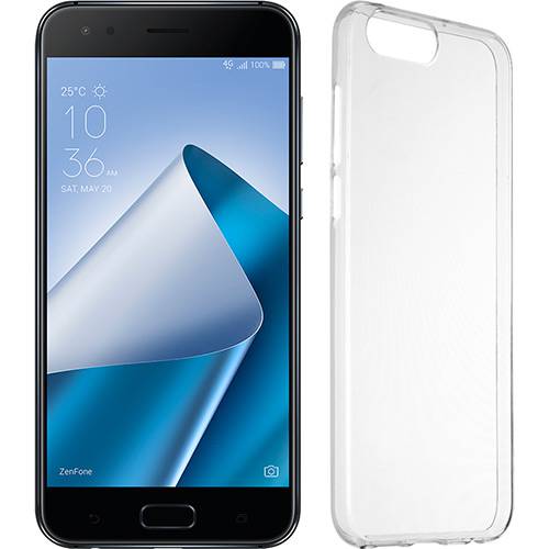 Tamanhos, Medidas e Dimensões do produto Smartphone Asus Zenfone 4 Dual Chip Android 7 Tela 5.5" Qualcomm Snapdragon 32GB 4G Câmera 12 8MP (Dual Traseira) + 1 Capa - Preto