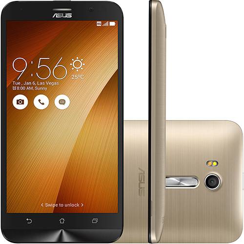 Tamanhos, Medidas e Dimensões do produto Smartphone Asus Zenfone GO Live Dual Chip Android 5.1 Tela 5.5" Snapdragon 32GB 4G Câmera 13MP - Dourado