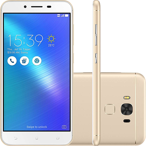 Tamanhos, Medidas e Dimensões do produto Smartphone Asus Zenfone 3 Max Dual Chip Android 6.0 Tela 5.5" Qualcomm Snapdragon 32GB 4G Câmera 16MP - Dourado