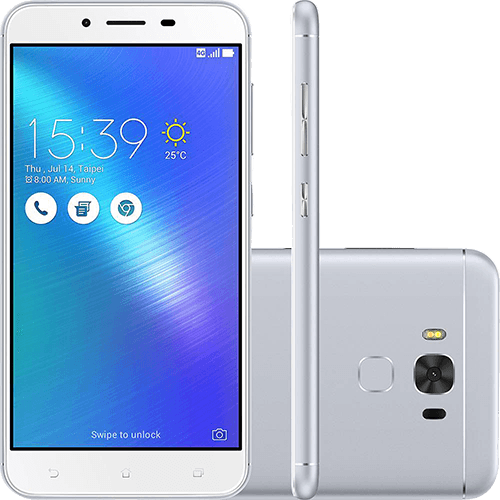 Tamanhos, Medidas e Dimensões do produto Smartphone Asus Zenfone 3 Max Snapdragon Dual Chip Android 6 Tela 5.5" 32GB 4G Wi-Fi Câmera 16MP - Prata