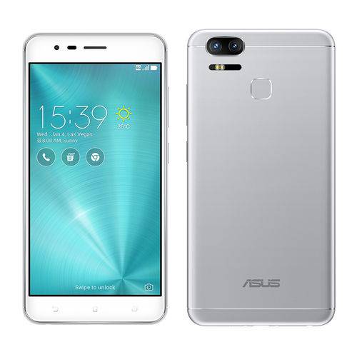 Tamanhos, Medidas e Dimensões do produto Smartphone ASUS Zenfone Zoom S com 128GB, Tela 5.5" e 4GB de RAM - Prata