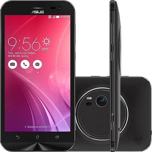 Tamanhos, Medidas e Dimensões do produto Smartphone Asus Zenfone Zoom Single Chip Android 5.0 Tela 5.5" Quad Core 64GB 4G Câmera 13MP - Preto