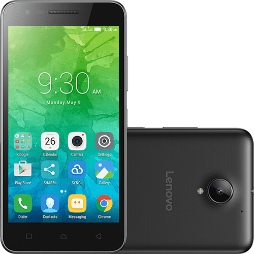 Tamanhos, Medidas e Dimensões do produto Smartphone Lenovo Vibe C2 Dual Chip Android 6.0 Tela 5" 16GB 4G Câmera 8MP - Preto