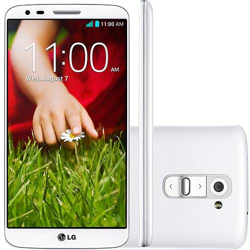 Tamanhos, Medidas e Dimensões do produto Smartphone LG G2 Desbloqueado Android 4.2 Tela 5.2" 16GB 4G Wi-Fi Câmera 13MP - Branco