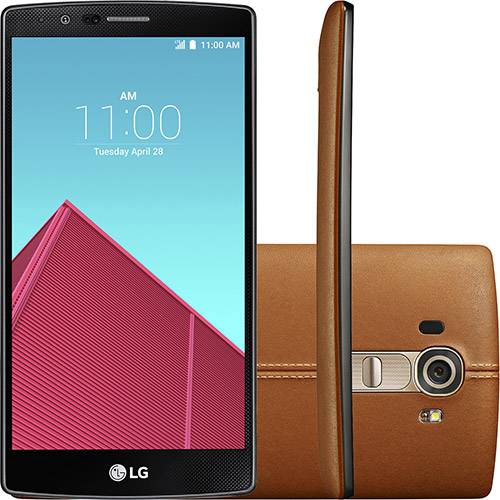 Tamanhos, Medidas e Dimensões do produto Smartphone LG G4 Desbloqueado Android 5.0 Tela 5.5" 32GB 4G Wi-Fi Câmera 16MP Hexa Core - Couro Marrom