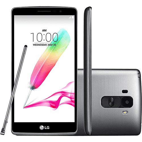 Tamanhos, Medidas e Dimensões do produto Smartphone LG G4 Stylus Dual Chip Desbloqueado Android 5.0 5.7" 16GB 4G 13MP TiTânio