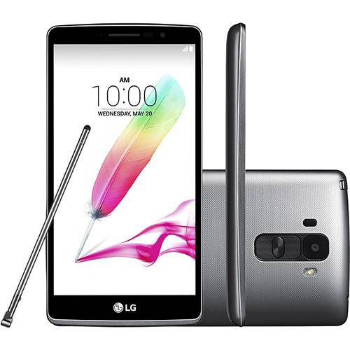 Tamanhos, Medidas e Dimensões do produto Smartphone LG G4 Stylus Dual Chip Desbloqueado Android 5.0 5.7" 16GB 3G 13MP HDTV - Titânio