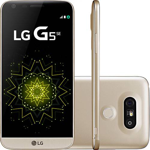 Tamanhos, Medidas e Dimensões do produto Smartphone LG G5 SE Android 6.0 Tela 5.3'' 32GB 4G Câmera 16MP - Dourado