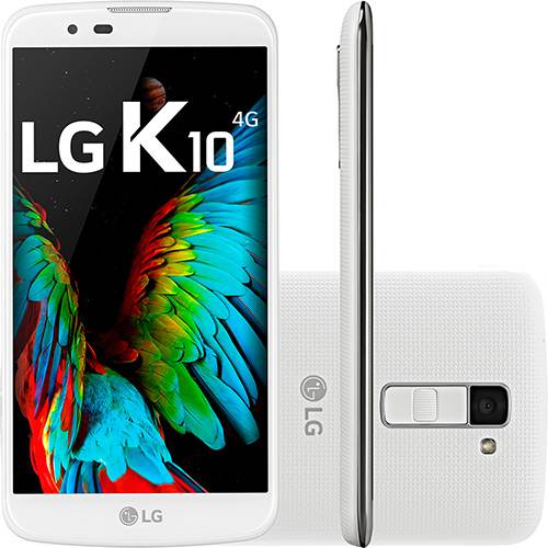 Tamanhos, Medidas e Dimensões do produto Smartphone LG K10 Dual Chip Desbloqueado Oi Android 6.0 Tela 5.3" 16GB 4G Câmera 13MP - Branco