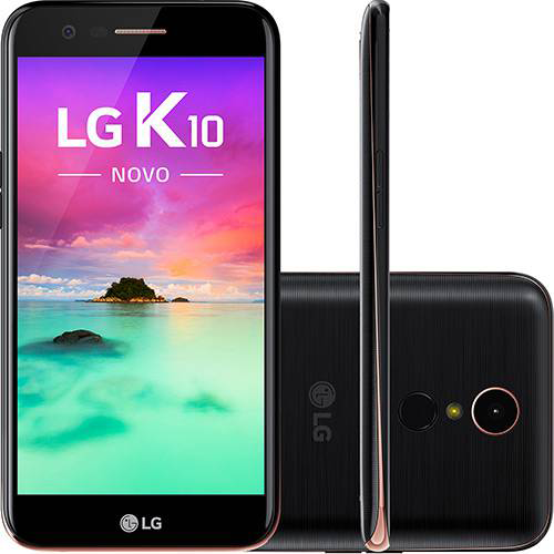 Tamanhos, Medidas e Dimensões do produto Smartphone LG K10 Novo Dual Chip Android 7.0 Tela 5,3" 32GB 4G 13MP - Preto