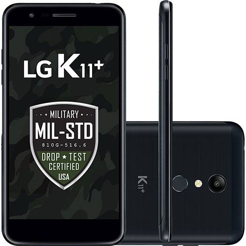 Tamanhos, Medidas e Dimensões do produto Smartphone LG K11+ 32GB Dual Chip Android 7.1.2 Tela 5.3" Octa Core 1.5 Ghz 4G Câmera 13MP - Preto