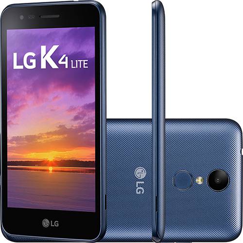 Tamanhos, Medidas e Dimensões do produto Smartphone LG K4 Lite Dual Chip Android 6.0 Tela 5.0" Quadcore 1.1GHz 8GB 4G Câmera 5MP - Índigo