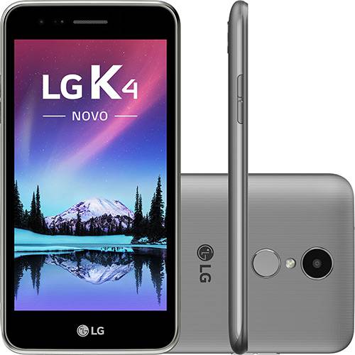 Tamanhos, Medidas e Dimensões do produto Smartphone LG K4 NOVO Dual Chip Android 6.0 Marshmallow Tela 5" Quadcore 8GB 4G Câmera 8MP - Titânio